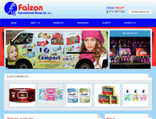 Tablet Screenshot of faizangroup.com